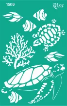 Sablon újrahasználható öntapadó 13x20cm – 1509