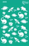 Stencil repeatable self-adhesive 13x20cm  2806