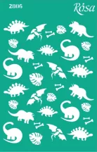 Stencil repeatable self-adhesive 13x20cm  2806