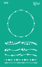 Stencil repeatable self-adhesive 13x20cm – 903