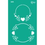 Stencil repeatable self-adhesive 13x20cm – 906