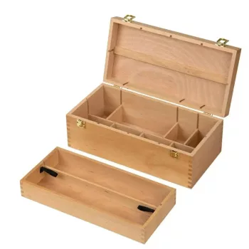 Wooden storage box Meeden 40x16cm 6050