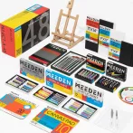 Complete set for acrylic painting Meeden 72 pcs with easel