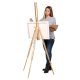 Pleinair beech easel Meeden 6077 with case
