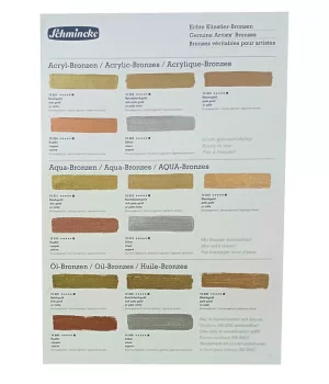 Arany csapdák színminta Schmincke