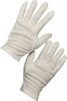 Sure-grip cotton archival gloves, méret L