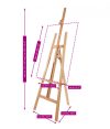 festés easel A beech Mabef for large canvases – M/13.AL