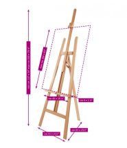festés easel A beech Mabef for large canvases – M/13.AL