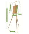 Outdoor easel for watercolor - M/26