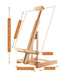 Multifunctional easel large Mabef - M/31