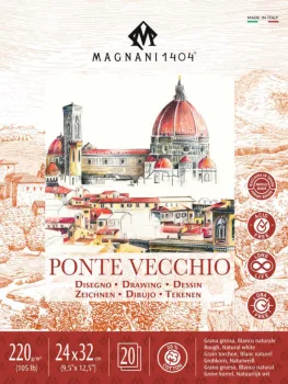 Pad for Magnani drawing Ponte Vecchio 24x32cm 220g