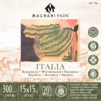 Akvarell tömb Magnani Italia 15x15cm 300g 100% pamut