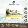 Akvarell tömb Magnani Toscana 15x15cm 300g 100% pamut