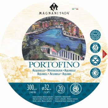 Round watercolor pad Magnani Portofino 32cm 300g 100% cotton