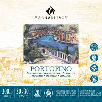 akvarell pad Magnani Portofino 30x30cm 300g 100% cotton