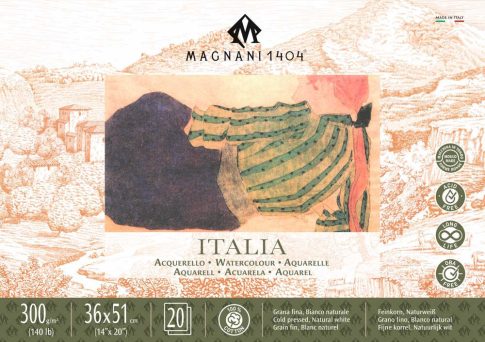 Akvarell tömb Magnani Italia 36x51cm 300g 100% cotton