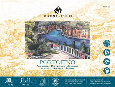 akvarell pad Magnani Portofino 36x51cm 300g 100% cotton