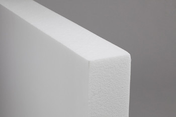 Hab tábla fehér 293x395x50mm