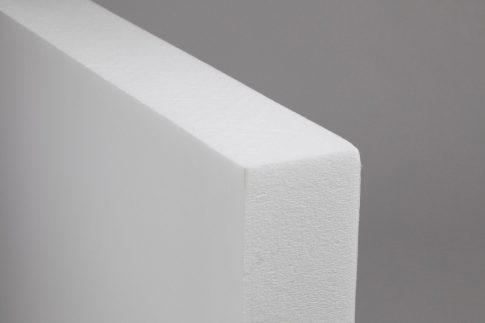 Hab tábla fehér 395x588x50mm