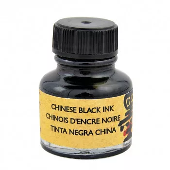 Kínai tinta Manuscript fekete 30ml