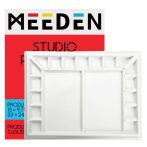   Nagy téglalap alakú porcelán paletta 17 mélyedés 25x33cm