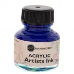 Kalligráfia tinta Manuscript 30ml - kék Kalligráfia tinta Manuscript 30ml - kék