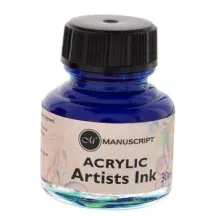 Kalligráfia tinta Manuscript 30ml - kék