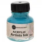 Kalligráfia tinta Manuscript 30ml – türkiz