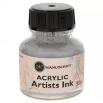 Kalligráfia tinta Manuscript 30ml - ezüst