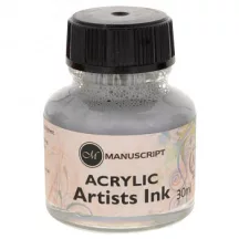 Kalligráfia tinta Manuscript 30ml - ezüst