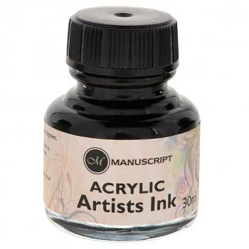 Kalligráfia tinta Manuscript 30ml  fekete