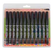   Kalligráfia filctollak Manuscript Callicreative 12 db vékony