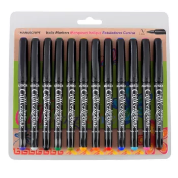Kalligráfia filctollak Manuscript Callicreative 12 db vékony