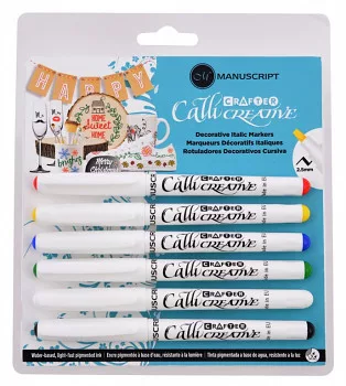 Kalligrafikus markerek Manuscript Callicreative 6 darab