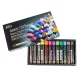 Olajpasztell készlet - Mungyo Oil Pastels for Artists - Metál színek, 12 színű készlet