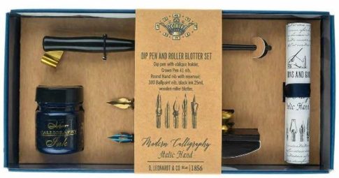 Kalligráfia készlet Manuscript 3 toll, szárító és tinta