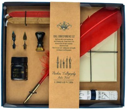 Kalligráfia készlet Manuscript levelezőkészlet íráshoz pecséttel