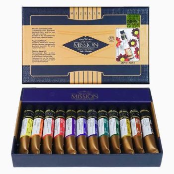 Akvarell festékkészlet Mijello 12x7ml Mission Gold