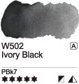 Akvarell festék Mijello 15ml – 502 Elefántcsontfekete