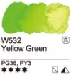 Akvarell festék Mijello 15ml – 532 Sárgászöld