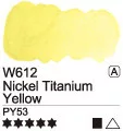 Akvarell festék Mijello 15ml – 612 Nikkel titán sárga