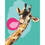 Számozós festés Rosa - 363 giraffe