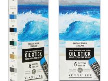 Sennelier oil stick set of 6 pcs – Seascape