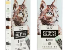 Sennelier oil stick set of 6 pcs – Tabby cat