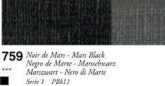 Sennelier olajstick 38ml – 759 Mars fekete