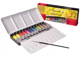 Akvarellfesték készlet Sennelier 12x10ml alapszínek