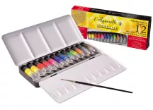 Akvarellfesték készlet Sennelier 12x10ml alapszínek