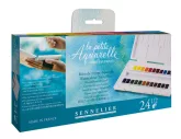Utazó akvarellfesték készlet Sennelier 24 db Travel box