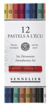 Set of dry pastels Sennelier 12 pcs basic shades