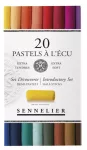 Set of dry pastels Sennelier 20 half basic